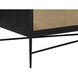Algarve 68 X 20 inch Black / Champagne Gold Sideboard